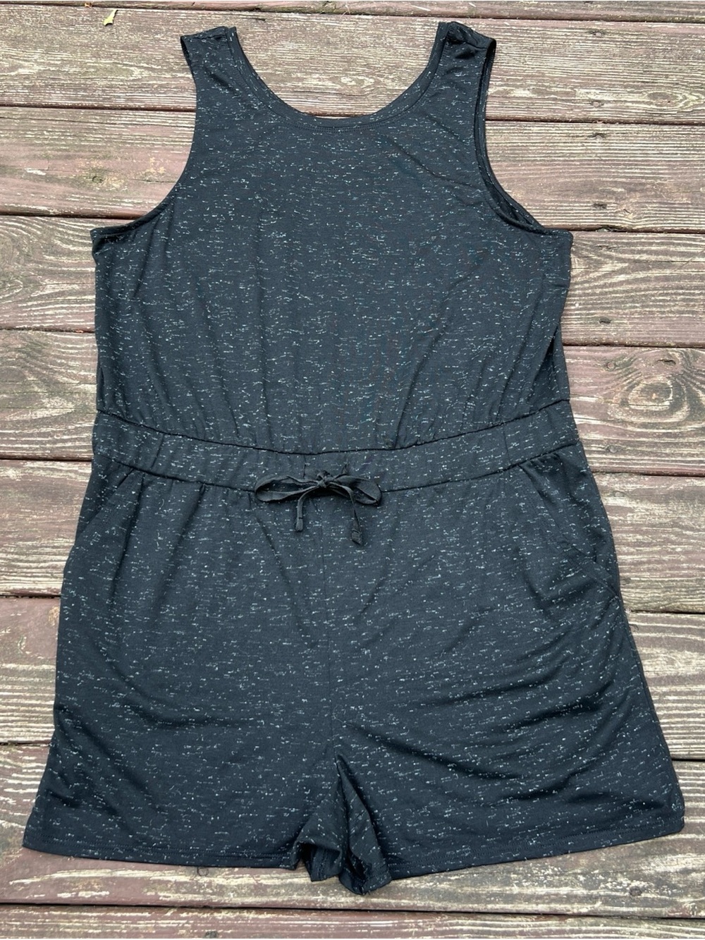 Avia Womens Sleeveless Tie-Waist Romper Activewear Casual Streetwear|Sz:XXL (20)